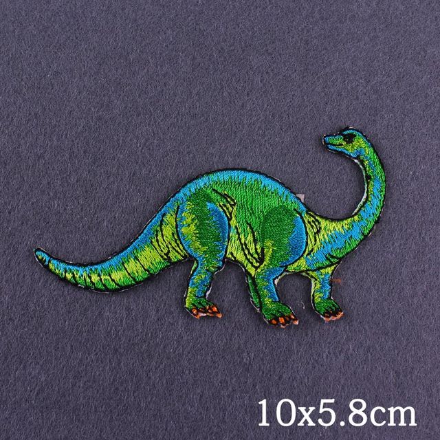 Naszywki haftowane Jurassic Park - paski dinozaurów na ubrania - Wianko - 15