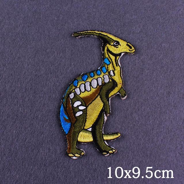 Naszywki haftowane Jurassic Park - paski dinozaurów na ubrania - Wianko - 8