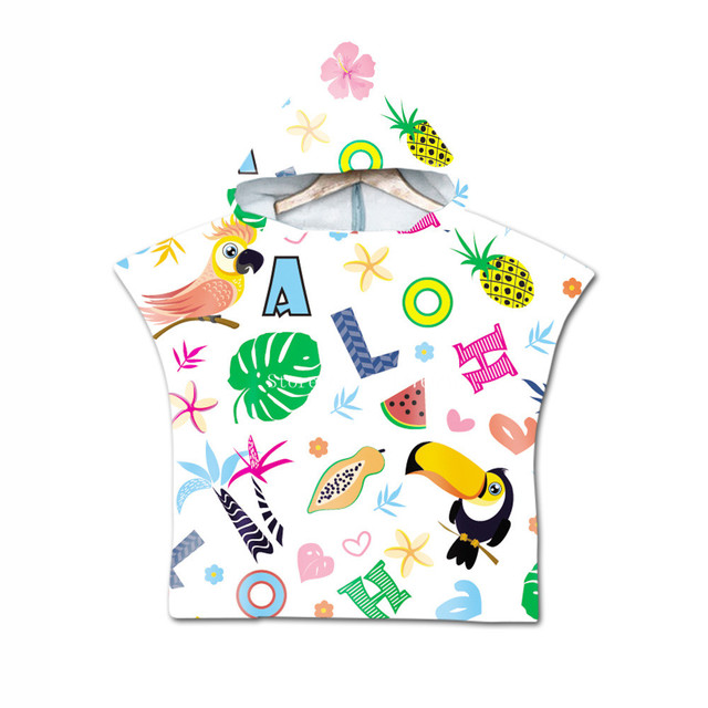 Kreatywny ręcznik plażowy z kapturem - Jednorożec dzieci dorosłych ręcznik kąpielowy - Wianko - 21