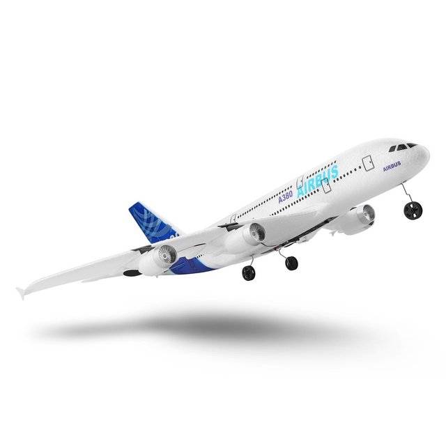 Samolot RC Airbus A120-A380 2.4GHz 3CH z pilotem zdalnego sterowania - zabawka lotnicza z możliwością pułapki drona oraz 6-osiowym systemem lotu (2021) - Wianko - 8