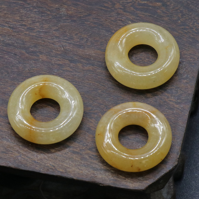 Koraliki żółte Jades tygrysiego oka 20x8mm - 2 sztuki - kamienie naturalne do tworzenia biżuterii - Wianko - 15