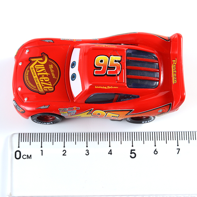 Samochód zabawkowy Disney Pixar Racing 3 - Zabawka 1:55 - Zygzak McQueen, Jackson Burza, Królowa - Model dla dzieci - Metalowy odlew - Prezent - Wianko - 30