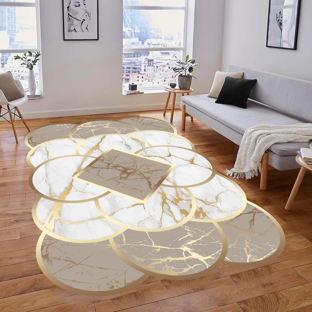 Duży antypoślizgowy dywan Home Decoration z podstawą do kuchni, salonu i sypialni - Wianko - 5