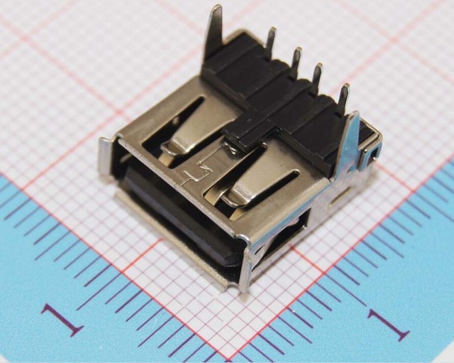 Złącze USB typu A/F - kąt prosty 90 stopni, wysoka jakość, 100 sztuk/partia - Wianko - 3