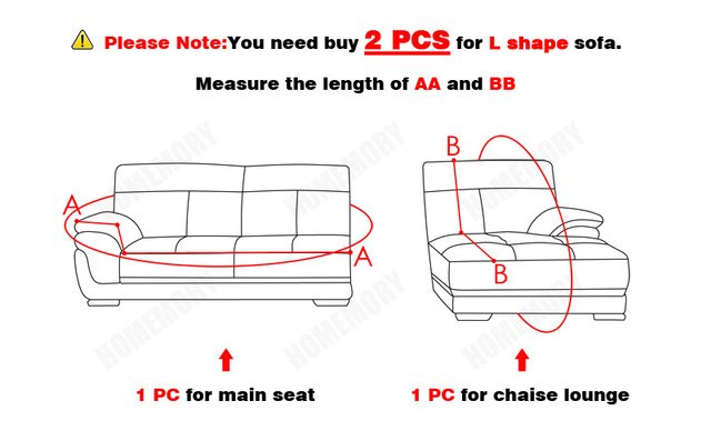 Elastyczny pokrowiec na sofę dla salonu - szezlong, kątowy fotel, narożna sofa - nowoczesny, elastyczny zestaw narzut na meble - Wianko - 1