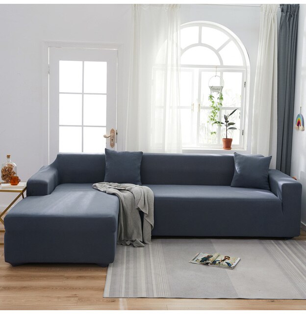 Elastyczny pokrowiec na sofę dla salonu - szezlong, kątowy fotel, narożna sofa - nowoczesny, elastyczny zestaw narzut na meble - Wianko - 24