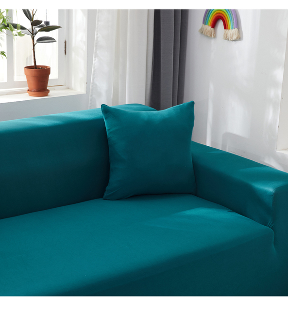 Elastyczny pokrowiec na sofę dla salonu - szezlong, kątowy fotel, narożna sofa - nowoczesny, elastyczny zestaw narzut na meble - Wianko - 4