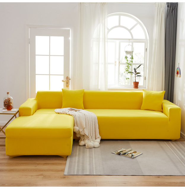 Elastyczny pokrowiec na sofę dla salonu - szezlong, kątowy fotel, narożna sofa - nowoczesny, elastyczny zestaw narzut na meble - Wianko - 19