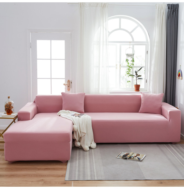 Elastyczny pokrowiec na sofę dla salonu - szezlong, kątowy fotel, narożna sofa - nowoczesny, elastyczny zestaw narzut na meble - Wianko - 23