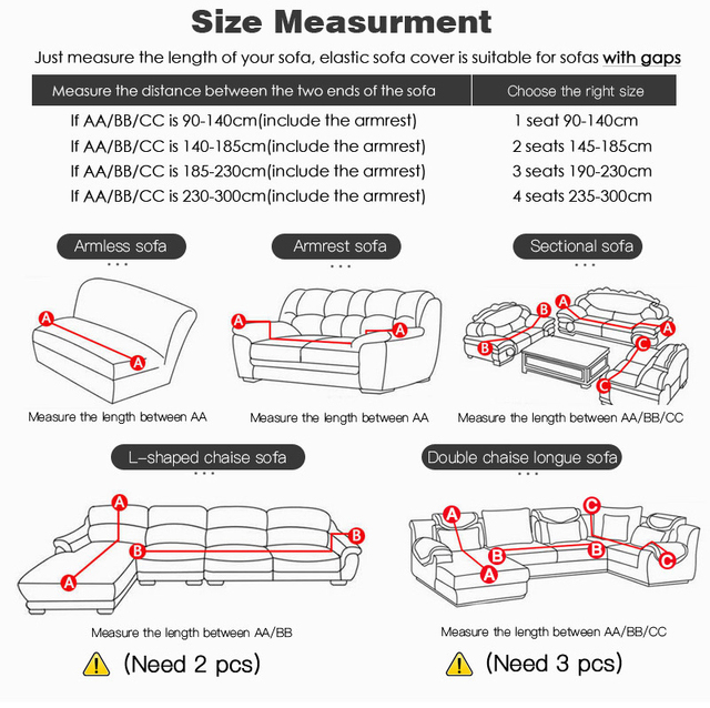 Elastyczny pokrowiec na sofę dla salonu - szezlong, kątowy fotel, narożna sofa - nowoczesny, elastyczny zestaw narzut na meble - Wianko - 8