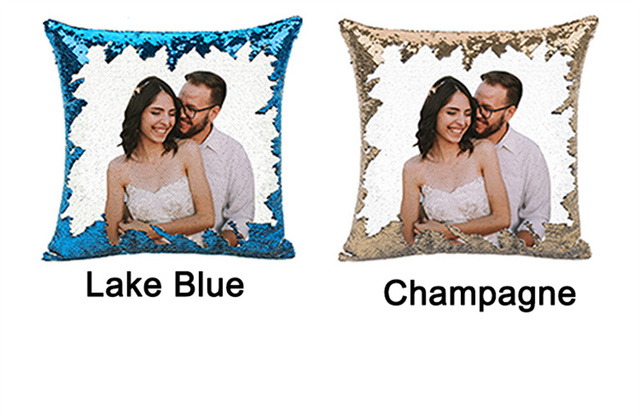 Niestandardowa poszewka na poduszkę z cekinami Home Decor, kolor Glitter, pełne zakrycie - Wianko - 6
