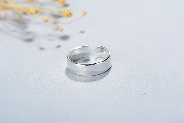 Pierścień XIYANIKE srebrny, prosta, kreatywna biżuteria ręcznie robiona, idealna jako prezent urodzinowy dla kobiet - Wianko - 2