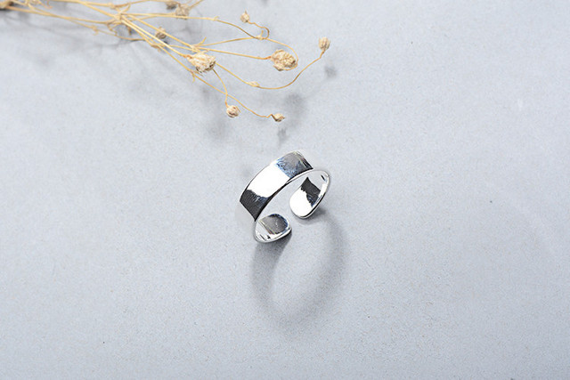 Pierścień XIYANIKE srebrny, prosta, kreatywna biżuteria ręcznie robiona, idealna jako prezent urodzinowy dla kobiet - Wianko - 4