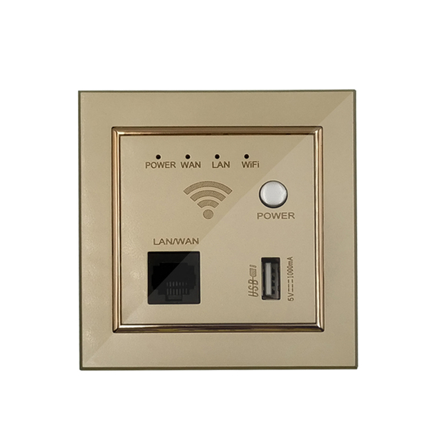 Wzmacniacz sygnału wifi 300 mb/s AP Router 6dBi 802.11n LAN/WAN 220V 86 Panel - Wianko - 12