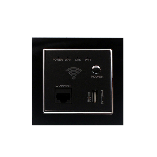 Wzmacniacz sygnału wifi 300 mb/s AP Router 6dBi 802.11n LAN/WAN 220V 86 Panel - Wianko - 11