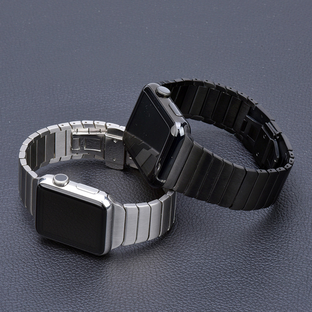 Pasek zegarka Apple 40mm/44mm ze stali nierdzewnej - metalowa bransoletka do Apple Series 42mm/38mm - Wianko - 4