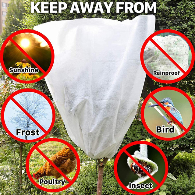 Zestaw owoców roślinnych do ochrony przed mrozem - włóknina, torba ochronna - Wianko - 2