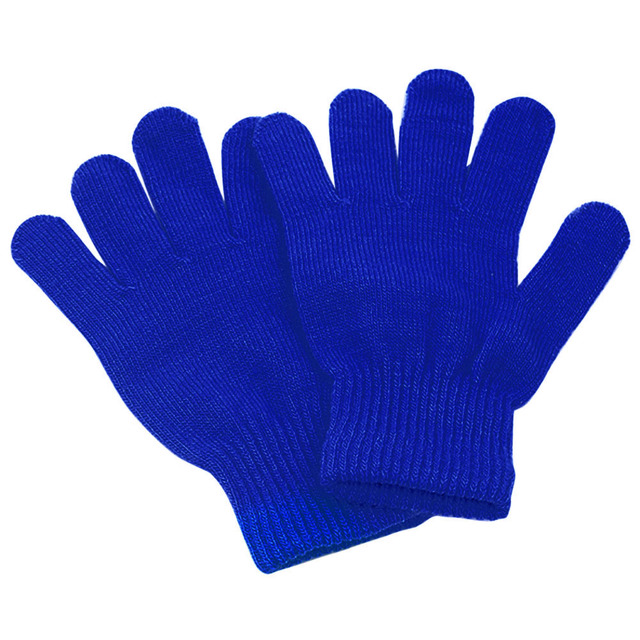 Rękawiczki zimowe dla dzieci z dzianiny, pełne palce, utrzymujące ciepło - 1 para (dla dziewczynki lub chłopca) - Wianko - 9