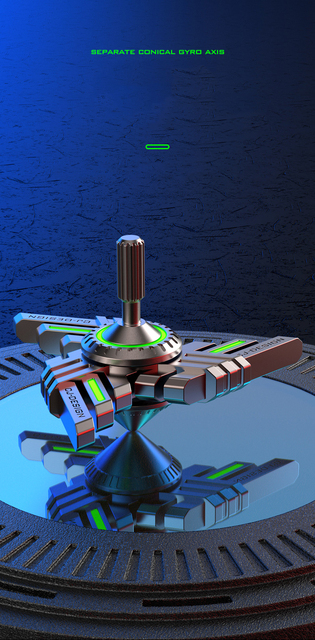 Mechaniczny spinner Luminous z metalu - antystres, wyciszenie, łożyska R188, zabawka dla dzieci i dorosłych - Wianko - 7