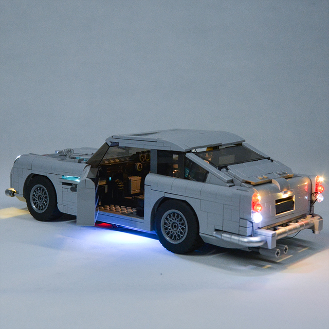 Zestaw świateł LED do Aston Martina DB5 Creator Jame Bond, kompatybilny z modelem 21046 - powiększy Twoją kolekcję klocków - Wianko - 16