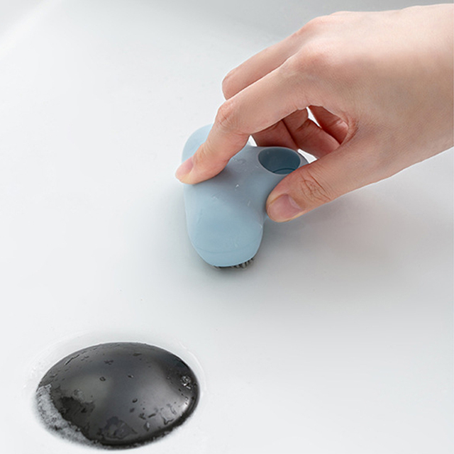Ściągacz mini lusterko z szczotką do czyszczenia okien i umywalek - Wianko - 3