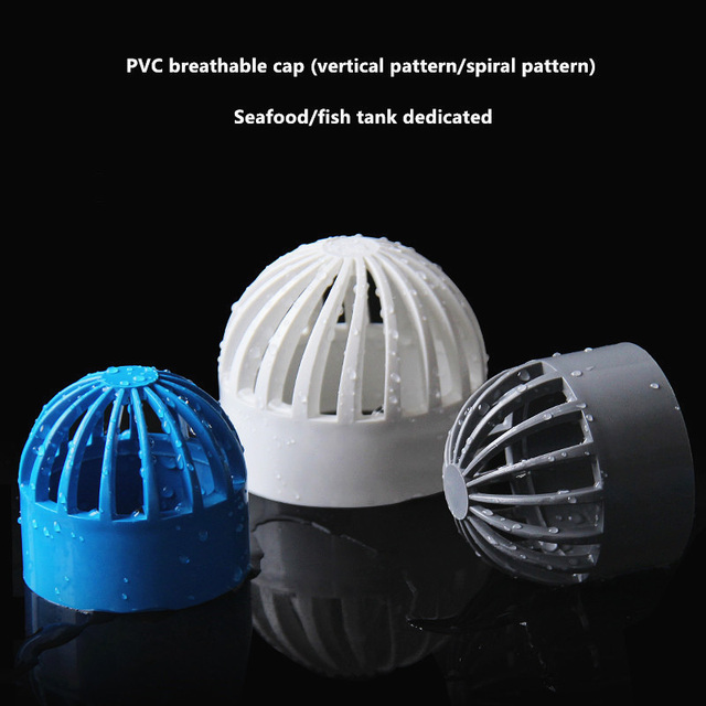 PVC okrągły przewód powietrzny osłona wentylacyjna dla zbiornika ryb z filtrem siateczkowym - Wianko - 9