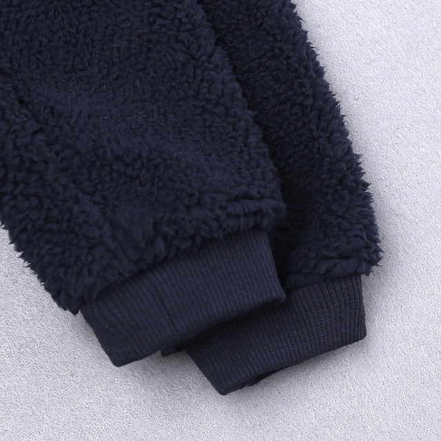 Płaszcz zimowy dla niemowląt z kapturem i uszami w stylu Cartoon, jesień/zima, 0-18 miesięcy - Wianko - 7