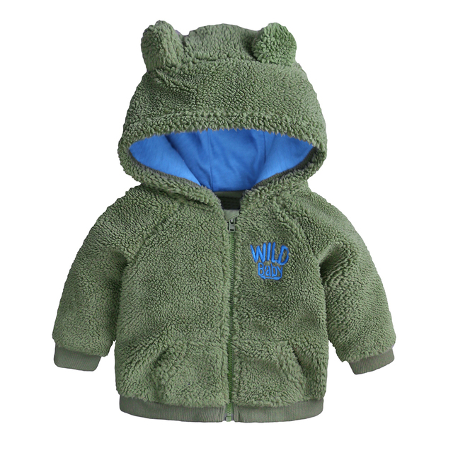 Płaszcz zimowy dla niemowląt z kapturem i uszami w stylu Cartoon, jesień/zima, 0-18 miesięcy - Wianko - 11