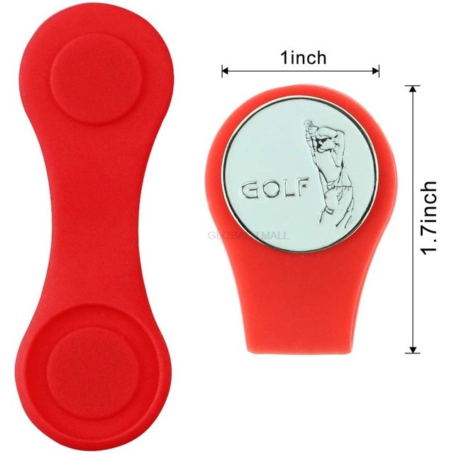 Marker piłki golfowej z magnetycznym mocowaniem do kieszeni ubrania - Wianko - 2