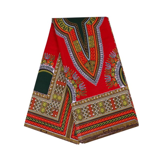 Tkanina bawełniana z nadrukiem kwiatowym woskowana, afrykańska tkanina Ankara do szycia sukienek dla kobiet - Wianko - 1