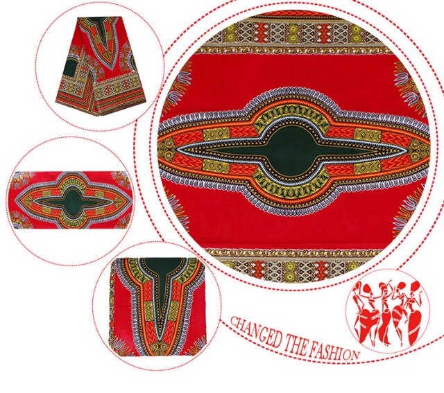 Tkanina bawełniana z nadrukiem kwiatowym woskowana, afrykańska tkanina Ankara do szycia sukienek dla kobiet - Wianko - 5