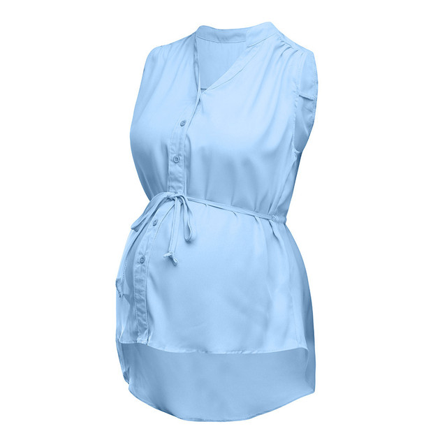 Kobiety podkoszulki ciążowe z pielęgniarką - letnia bluzka w paski - Wianko - 8
