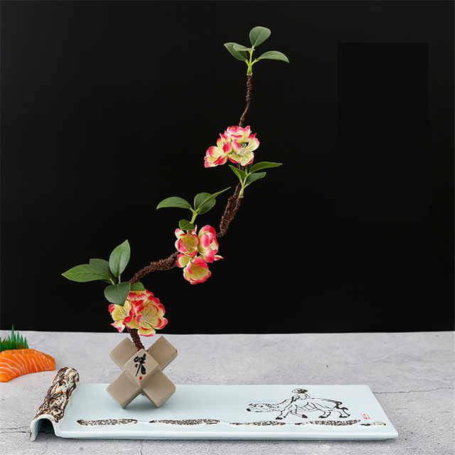Stylowa japońska dekoracja do sushi - taca do kreatywnego i zimnego sashimi oraz śliwek - Wianko - 2