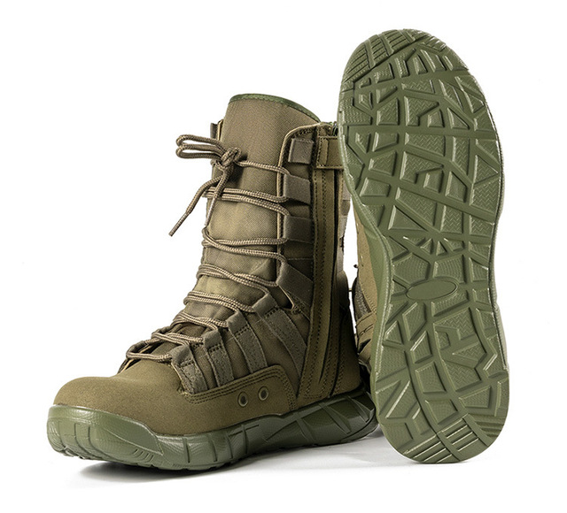 Męskie lekkie wojskowe buty trekkingowe - pustynne/dżunglowe/botki oddychające - Wianko - 9