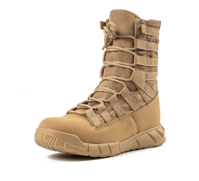 Męskie lekkie wojskowe buty trekkingowe - pustynne/dżunglowe/botki oddychające - Wianko - 3