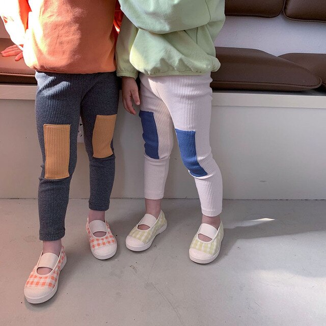 Dziewczęce spodnie patchworkowe MILANCEL 2021 - wiosenna kolekcja - Wianko - 6