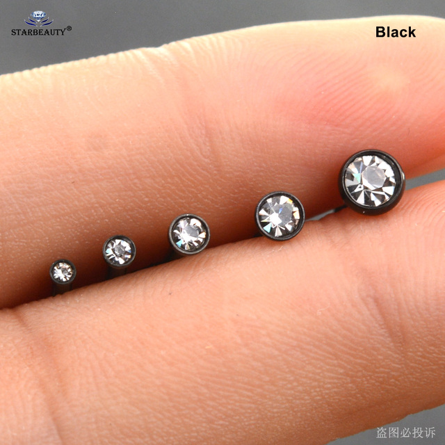 6 sztuk kolczyków Labret wargi, Helix Piercing, Tragus, w nosie i koncha 1.2x6/8mm, biżuteria do ciała - Wianko - 8
