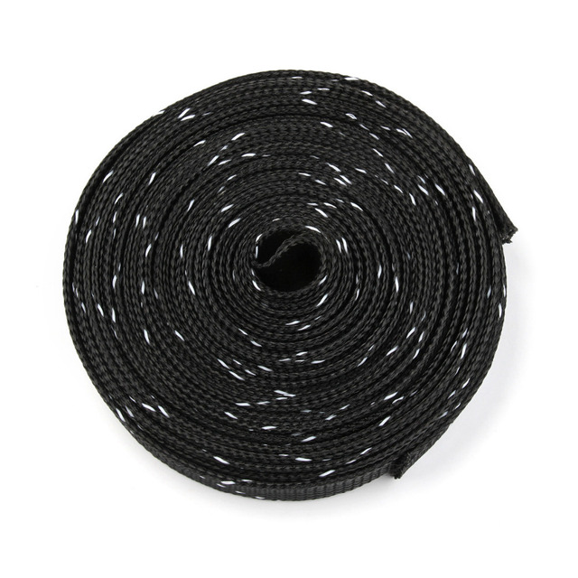 10M osłona o wysokiej gęstości izolacja drutu tuleja ochronna PET nylonowy pleciony kabel rękaw - długość 10M - Wianko - 3