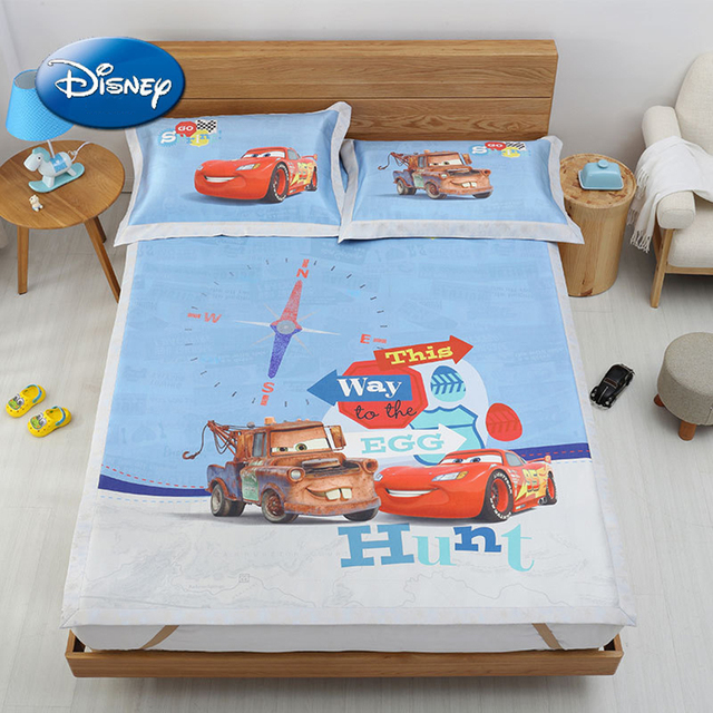 Nowoczesne łóżeczko dziecięce Disney z dedykowaną podkładką izolacyjną dla noworodków z jedwabiu lodowego - oddychające i odpowiednie dla przedszkolaków z poszewką 2szt - Wianko - 7