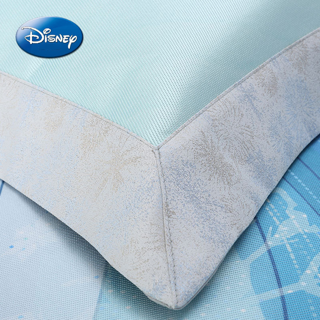 Nowoczesne łóżeczko dziecięce Disney z dedykowaną podkładką izolacyjną dla noworodków z jedwabiu lodowego - oddychające i odpowiednie dla przedszkolaków z poszewką 2szt - Wianko - 10