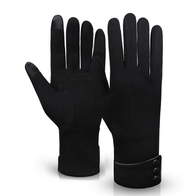 Rękawiczki biegowe zimowe dla kobiet z ekranem dotykowym, idealne do outdoorowego kolarstwa i fitnessu - Wianko - 1