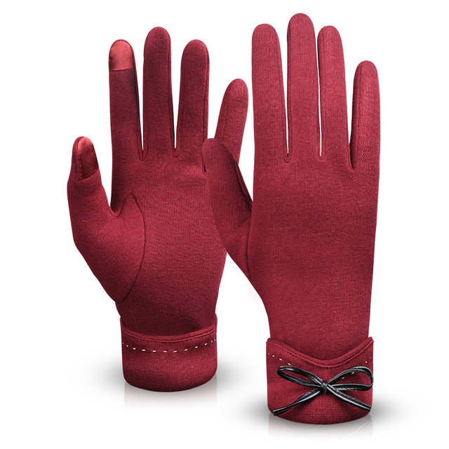 Rękawiczki biegowe zimowe dla kobiet z ekranem dotykowym, idealne do outdoorowego kolarstwa i fitnessu - Wianko - 5