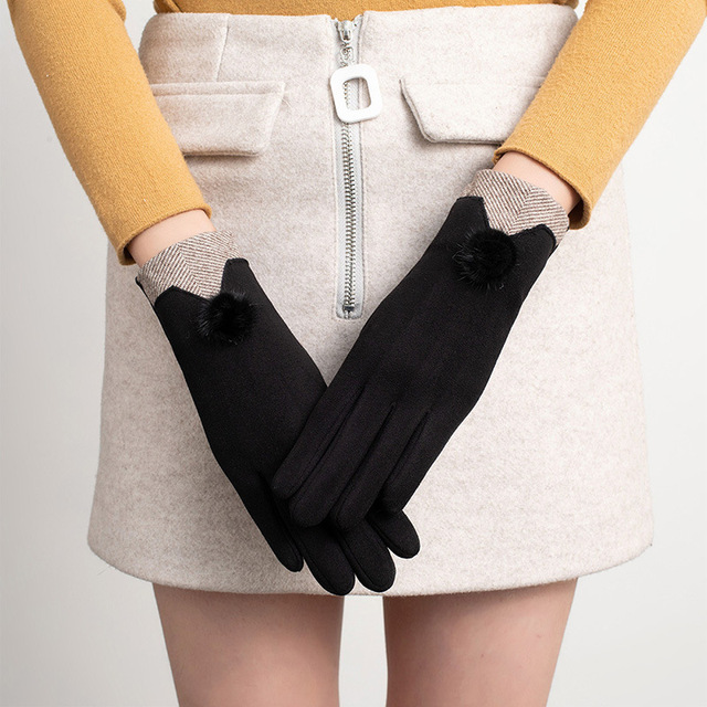 Rękawiczki biegowe zimowe dla kobiet z ekranem dotykowym, idealne do outdoorowego kolarstwa i fitnessu - Wianko - 6