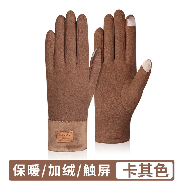 Rękawiczki biegowe zimowe dla kobiet z ekranem dotykowym, idealne do outdoorowego kolarstwa i fitnessu - Wianko - 4