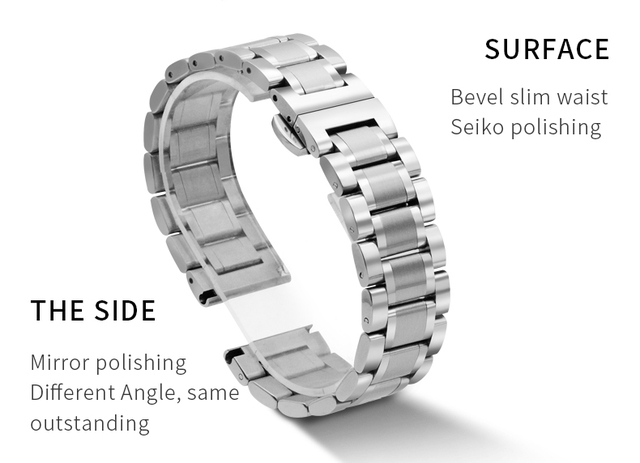 Metalowy pasek do zegarków 12-24mm ze stali nierdzewnej - wymiana paska w zegarku - Wianko - 5