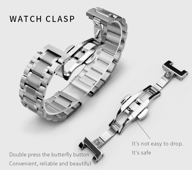 Metalowy pasek do zegarków 12-24mm ze stali nierdzewnej - wymiana paska w zegarku - Wianko - 6