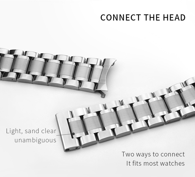Metalowy pasek do zegarków 12-24mm ze stali nierdzewnej - wymiana paska w zegarku - Wianko - 7