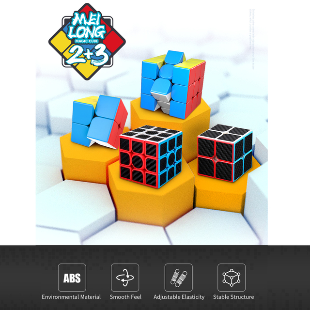 Pudełko MoYu Cubing Classroom kostki Rubika 2x2, 3x3, 4x4 i 5x5 - profesjonalne, edukacyjne magiczne puzzle, zestaw 2szt | 4szt - Wianko - 9