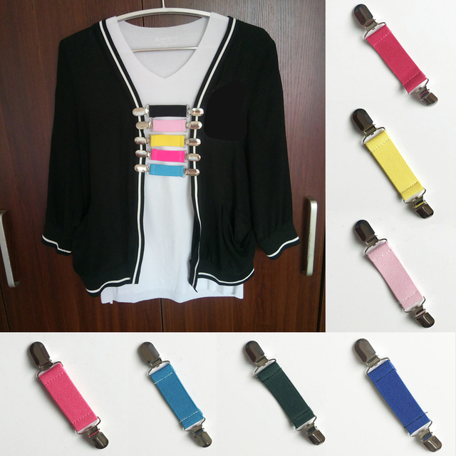 Klasyczna szalik broszka spinka do sukienki sweter Cinch klip w stylu Vintage - akcesoria odzieżowe - Wianko - 1