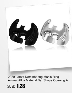 Pierścień mężczyzny Retro Gothic Punk z dużym duchem w kształcie głowy - 2020, materiał: stop, biżuteria męska - Wianko - 4